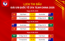 Lịch thi đấu U.16 Việt Nam mới nhất: Đối đầu Úc trận mở màn, quyết tạo bất ngờ