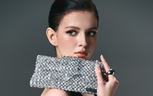 Phối đồ tiệc, công sở với túi pha lê thủ công cân mọi vẻ sang chảnh