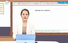BÍ QUYẾT ÔN THI THPT 2025 | Môn GDKT&PL | Chuyên đề 7 | Một số quyền và nghĩa vụ của công dân về văn hóa xã hội