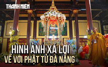 Hình ảnh xá lợi Phật Thích Ca Mâu Ni về với Phật tử Đà Nẵng
