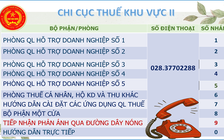 Công bố đường dây nóng tiếp nhận phản ánh của người nộp thuế tại TP.HCM