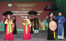 Cán bộ văn hóa TP.HCM học hát dân ca 3 miền