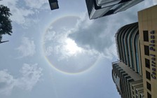 Vừa xuất hiện tán mặt trời ở TP.HCM, sau đó nhiều nơi mưa như trút