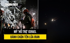 Mỹ giúp Israel đánh chặn tên lửa, ông Trump cảnh báo Iran