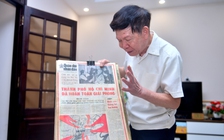 Nhà báo, họa sĩ Lê Đức Tuấn và bức ký họa để đời mừng ngày đất nước thống nhất