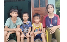 Bà nội nghèo nuôi 4 cháu mồ côi
