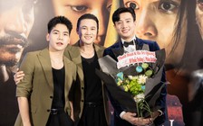 Hà Trí Quang cùng bạn đời đến mừng Quốc Trường ra mắt phim mới