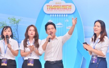 Ca sĩ Trọng Tấn giao lưu cùng độc giả Báo Thanh Niên tại Hội Báo toàn quốc
