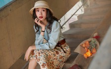 Chân váy hoa cổ điển trở lại, đẹp từ công sở đến đường phố