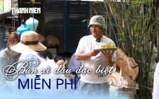 Món bún có 1 không 2 phục vụ dòng người chiêm bái xá lợi Phật