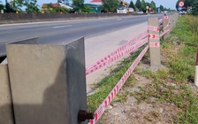 Truy tìm người tháo trộm 6 m hộ lan trên QL1A