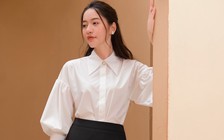 Áo sơ mi cổ đức cách điệu - điểm nhấn sang trọng cho nàng