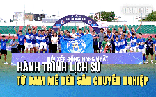 Lần đầu tiên có đội bóng của trường đại học thi đấu tại Giải hạng Nhất Quốc gia
