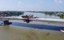 Hợp long cầu Bình Gởi bắc qua sông Sài Gòn, đường Vành đai 3 TP.HCM