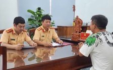 CSGT tỉnh Bình Định vạch trần 2 người gian dối khi nộp phạt giao thông