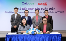 Zalopay và Ngân hàng số Cake by VPBank hợp tác triển khai các giải pháp tài chính
