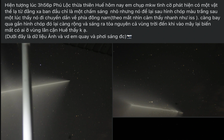 'Vật thể lạ' xuất hiện trên bầu trời Việt Nam rạng sáng nay, nhiều người thắc mắc