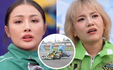Yaya Trương Nhi - Emma Nhất Khanh va chạm 'nảy lửa' trên đường đua
