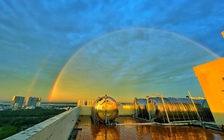 Nhiều người thích thú khi thấy cầu vồng ở TP.HCM: Không mưa, liệu có hiện tượng này?