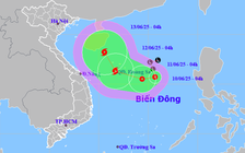 Áp thấp nhiệt đới gió giật cấp 8, hướng về Hoàng Sa