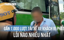 Nửa năm gần 7.000 tài xế xe khách bị CSGT TP.HCM thổi phạt, lỗi nào nhiều nhất?