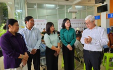 Ông Nguyễn Văn Lợi khảo sát hoạt động ở phường Đông Hưng Thuận