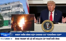 Xem nhanh 12h: Nguy hiểm rình rập chung cư 'chuồng cọp' | Ông Trump hé lộ kế hoạch áp thuế đối ứng