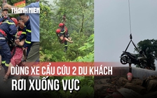 Chạy xe máy rơi xuống vực ở VQG Ba Vì, 2 du khách được cứu thế nào?