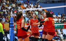 Đội tuyển bóng chuyền nữ Việt Nam đánh bại U.21 Pháp ở giải Thượng Hải Future Stars