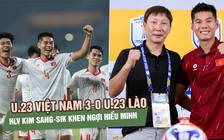 U.23 Việt Nam thắng đậm U.23 Lào, HLV Kim Sang-sik khéo léo né câu hỏi khó