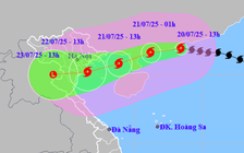 Bão số 3 tăng 3 cấp, hướng vào ven biển Quảng Ninh - Hải Phòng