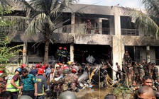 Thương vong lớn trong vụ chiến đấu cơ đâm vào trường học ở Bangladesh