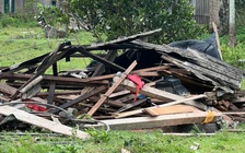 Quảng Trị: Ảnh hưởng bão số 3, nhiều nhà dân bị tốc mái, đổ sập