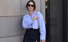 Áo sơ mi và váy ngắn, 'cuộc tái ngộ' không bao giờ lỗi mốt