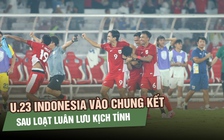 SVĐ Gelora Bung Karno vỡ òa với chiến thắng siêu kịch tính của đội chủ nhà U.23 Indonesia