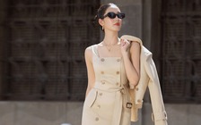 Biến hóa sự nữ tính, nâng tầm nét duyên với đầm kaki