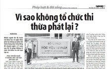 Gỡ khó để tổ chức thi thừa phát lại