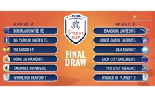 Cúp C1 Đông Nam Á: CLB CAHN tái ngộ Buriram, Nam Định gặp đội thống trị Malaysia