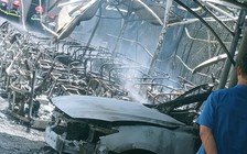 Hỏa hoạn thiêu rụi 9 xe điện du lịch, 1 ô tô ở khu du lịch 