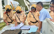 CSGT TP.HCM phạt nhiều tài xế xe khách, container vì lỗi không ngờ này