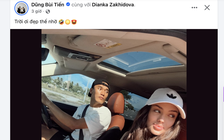 Thủ môn Bùi Tiến Dũng quá hạnh phúc, xuýt xoa khen bà xã người mẫu Ukraine