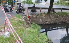 Bờ kè nguy hiểm