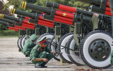 Ngắm dàn pháo lễ phục vụ nhiệm vụ A80 trước sân Mỹ Đình