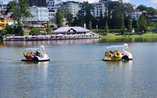 Đạp vịt trên hồ Xuân Hương hoạt động trở lại sau gần 1 năm tạm dừng