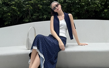 Họa tiết chấm bi trẻ trung, bí quyết giúp nàng 'ăn gian' tuổi hiệu quả