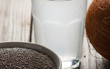 Hạt chia ngâm nước dừa: lợi ích bất ngờ khi uống vào buổi sáng