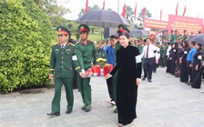 Truy điệu, an táng 30 hài cốt liệt sĩ tìm thấy ở sân bay Lộc Ninh