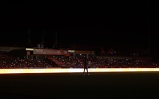 Ảnh hưởng sau bão, sân Hà Tĩnh mất điện: Trận dẫn trước Thanh Hóa phải tạm ngưng 24 phút