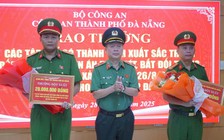 Công an Đà Nẵng khen thưởng lực lượng xuyên đêm truy bắt nghi phạm cướp tiệm vàng