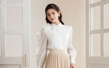 Khơi dậy khí chất với chân váy và áo sơ mi